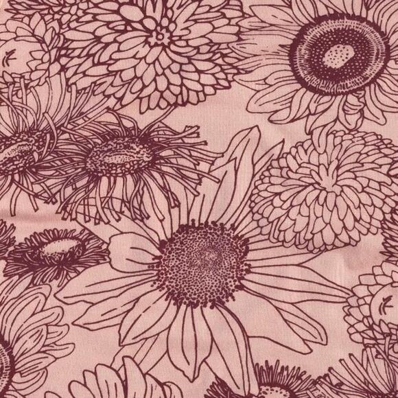 NWT Kate Quinn Merlot Sunflower Bamboo Bubble Ruffle Ballerina Top Shirt 6-12m - Picture 2 of 3